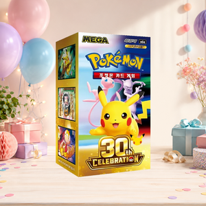 กล่องบูสเตอร์โปเกมอนเวอร์ชั่นเกาหลี ฉลองครบรอบ 30 ปี M6a สำหรับผู้ค้าปลีกออนไลน์และนักสะสมการ์ด - Product Image 5