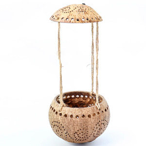 Handmade hanging planters producer price coconut shell <b>plant</b> pots outdoor <b>large</b> garden planter pot - Product Image 1