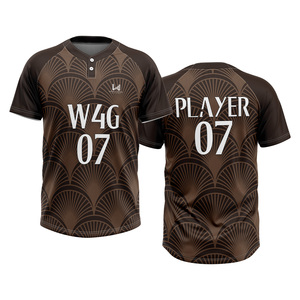 Custom Sublimated Baseball Jersey Men's Short Sleeve Moisture Wicking 100% <b>Polyester</b> Custom Team Name Numbers Regular Fit <b>Shirts</b> - Product Image 6