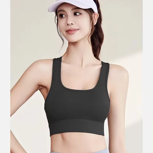 Sujetadores deportivos push-up para mujer, tops deportivos de color liso para fitness, running y yoga, sujetador deportivo de alta sujeción y transpirable para mujer - Product Image 6