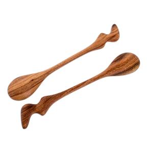 Cuchara de Té de Madera Sostenible Hecha a Mano, Cuchara para Café, Té y Azúcar, Utensilio de Cocina Ecológico - Product Image 6