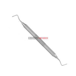 Instrumento Dental de Precisión con Mango de Acero Inoxidable para Retracción Gingival y Empacado de Cordón Gingival, de Doble Extremo - Product Image 1