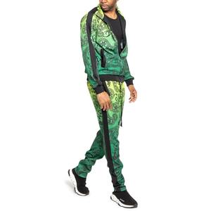 Fabrica Ropa Personalizada, Sudadera con Capucha Sublimada, Traje Deportivo con Cremallera, Conjunto Deportivo de Dos Piezas para Hombre - Product Image 4