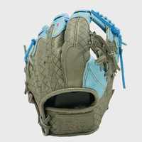Guantes de Béisbol de Cuero Personalizados de Alta Calidad para Exteriores, Tamaños Ajustables, Acolchado Protector, Ligeros, para Hombre