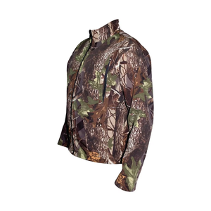 Logo personnalisé, veste en polaire unisexe, softshell 100% polyester, respirante, imperméable, impression par transfert de chaleur, performance pour la chasse - Product Image 3