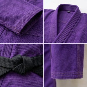Kimono de Jiu-Jitsu Brésilien Personnalisé pour Adulte, Tenue d'Entraînement d'Arts Martiaux avec Ceinture Noire, 100% Coton Durable - Product Image 5