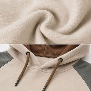 Sweat-shirts à capuche pour hommes en coton 100% de haute qualité, design personnalisé, couleur unie, hiver, grande taille, tissu polaire respirant - Product Image 6