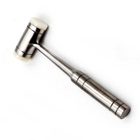 Marteau chirurgical dentaire en acier inoxydable de qualité supérieure allemande, tête en nylon, autoclavable, instrument d'osteotomie pour implants