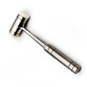 Marteau chirurgical dentaire en acier inoxydable de qualité supérieure allemande, tête en nylon, autoclavable, instrument d'osteotomie pour implants - Product Image 1