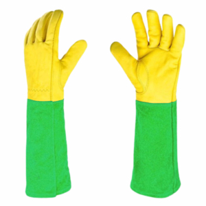 Équipement de protection individuelle, gants de travail de sécurité pour soudage TIG en cuir de vachette grainé, doublure en coton, résistants à la chaleur, aux étincelles et au feu - Product Image 5