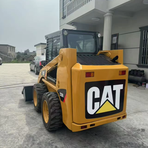 Cargadora compacta Caterpillar 236D con ruedas, accesorios de cucharón, diésel, maquinaria de construcción compacta, precio económico - Product Image 1