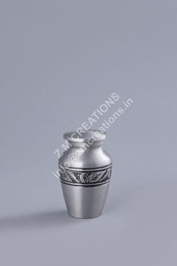 Urnes cercueil en métal pour crémation funéraire Cendres humaines et animales Récipient commémoratif souvenir - Product Image 4