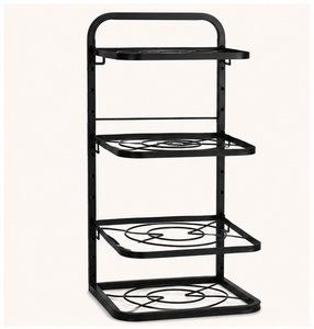 Vintage Design Pot and Pan Organizer <b>Rack</b> for <b>Kitchen</b> Cabinet Heavy Duty Under Sink Storage Shelf for Cookware & Lids - Product Image 3