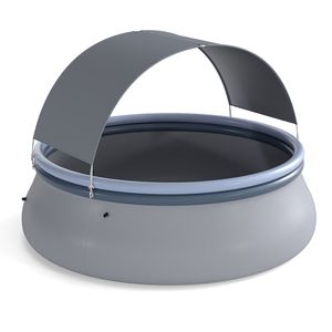 Piscina Gonfiabile per Bambini in PVC da Esterno con Tettoia Parasole, Forma Personalizzabile - Product Image 1