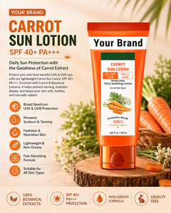 Fabricant de lotion solaire à la carotte en marque privée - Product Image 2