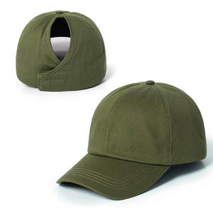 Casquette de baseball minimaliste réglable avec découpe arrière, légère et décontractée - Product Image 2