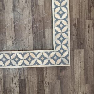 Handmade Bone Inlay <b>Arch</b> Wall Mirror MDF Decorative <b>Frame</b> with Geometric Pattern for Home Interior Design Home Interior Decor - Product Image 4