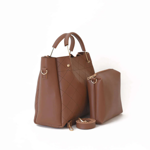 Sac à bandoulière en cuir véritable souple marron, tendance mode, grande capacité, sac fourre-tout premium pour femme, porté croisé - Product Image 2