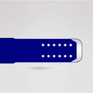 Ceinture de championnat de lutte en métal épais avec plaque centrale dorée et logo personnalisé, sangle bleue, titre personnalisé - Huzaim Elite Sports - Product Image 6