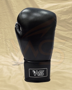 Gants de boxe en cuir WS PROFESSIONAL ORIGINAL pour l'entraînement, à doigts entiers, avec fermeture à lacets au poignet, écologiques, durables et anti-humidité - Product Image 1