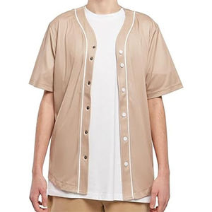 Conjunto de Uniforme de Béisbol Personalizado en Blanco, con Cuello en V, Manga Corta, Ajustado, Transpirable, con Estampado Digital de Poliéster y Franja Inferior, para América - Product Image 1