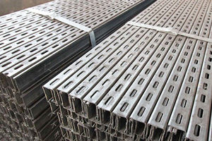 כבד חובה חם לטבול מגולוון פלדה ערוץ c מחורץ unstrut uncanning עם ריתוך כיפוף ניקוב - Product Image 4