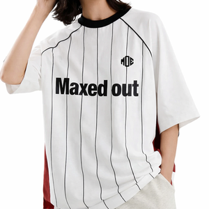 Jersey Unisex Estilo Fútbol Americano con Rayas Blancas, Prenda Deportiva Oversize, Logotipo Personalizado, Pedido al por Mayor, Fabricación OEM, Hecho en EE. UU. - Product Image 4
