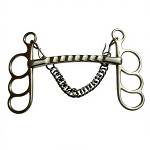 Professional Horse Driving Bit – Mullen Mouth 3 Ring Design German Steel <b>Equestrian</b> Carriage Bit - Product Image 1