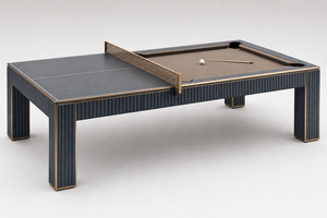 Table de billard Classico Grand Edition à double usage avec plateau de tennis de table |   Table de jeu convertible avec finition en marbre de luxe - Product Image 4