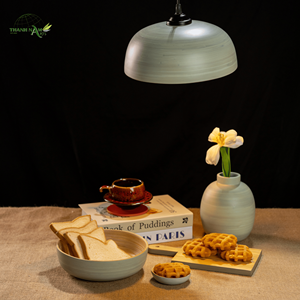 โคมไฟไม้ไผ่สานทำมือ โคมไฟห้อยเพดานไม้ไผ่ธรรมชาติ สำหรับตกแต่งภายในบ้านหรู โรงแรม - Product Image 2