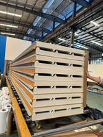 QCF142 Hangar préfabriqué en acier à construction rapide, structure en acier, panneaux sandwich en polyuréthane pour toiture/mur, HDP/PVDF