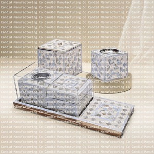 Quemador de Incienso de Bambú con Incrustaciones de Madreperla, Cubierta Acrílica, Caja de Regalo para Ramadán, Artículos Religiosos - Product Image 4