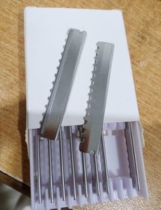 Professional Non-Electric Hair Styling <b>Razor</b> Thinning Hair Plastic Material Stainless Steel Single Blade Replacement Blades - Product Image 6