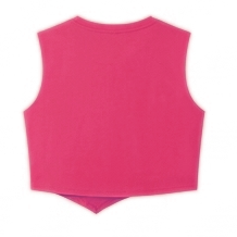 Vente en gros de crop tops pour femmes au design unique, crop tops en tricot sans manches pour femmes, couleur unie, décontracté et adapté au travail - Product Image 5