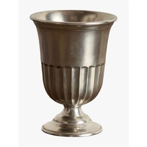 Vase en métal poli effet miroir argenté, ensemble de vases ronds élégants pour centre de table de mariage, décoration intérieure moderne d'hôtel - Product Image 5