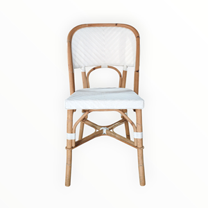 Silla Bistro Más Popular para Cafetería, Restaurante, Espacios Públicos Residenciales - Mimbre Sintético Natural con Garantía de Tejido de 3 Años - Product Image 6
