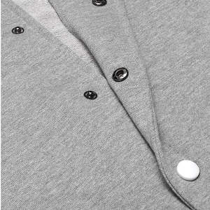 Chaqueta Varsity de Béisbol Vintage con Mangas de Cuero y Bordado Chenille Personalizado OEM para Hombre, Chaquetas Varsity Transpirables - Product Image 3