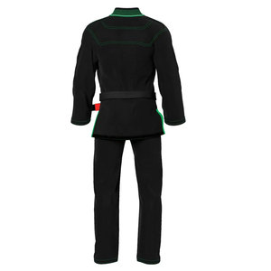 Kimono de Jiu-jitsu Negro de Alta Calidad al por Mayor, Gi de BJJ de 160g, 100% Algodón, Ligero, de Secado Rápido, Personalizable, Unisex - Product Image 4