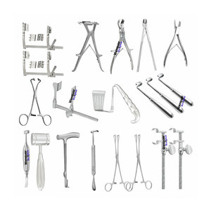 Ensemble d'instruments chirurgicaux pour thoracotomie de 21 pièces, chirurgie thoracique et urgence thoracique, kit en acier inoxydable - Product Image 1