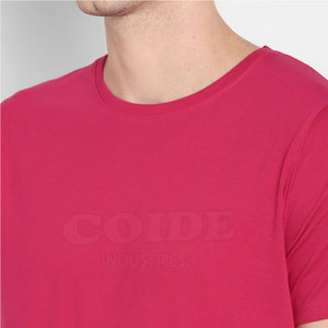 T-shirt décontracté pour homme, coupe ajustée, grandes tailles, en coton, pour adultes, fournisseur de t-shirts pour hommes - Product Image 5