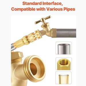 Rubinetto da Esterno per Giardino, Connettori per Tubi Flessibili di Alta Qualità per Giochi d'Acqua e Giardini - Product Image 4