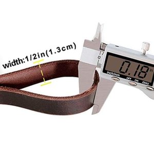 Heavy Duty Genuine Leather Dog <b>Training</b> Leash Comfortable Custom Logo Wholesale Price Leather Dog Leash - Product Image 5