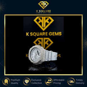 Venta Exclusiva Reloj de Lujo con Movimiento Automático de Alta Calidad, Resistente al Agua, con Diamantes Moissanite VVS y Correa de Acero Inoxidable - Product Image 4