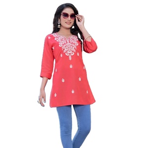 เปิดตัวเสื้อผ้าเรยอนขนาดใหญ่พร้อมงานปักแบบตะวันตกตัวสั้นแฟนซีแบบพิเศษสำหรับฤดูร้อน - Product Image 1