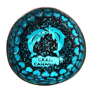 Bol en noix de coco avec incrustation de coquillages, fabriqué artisanallement - Essentiel durable pour une cuisine bohème - Product Image 1