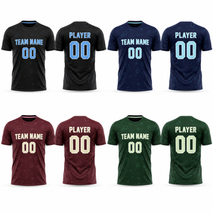 เสื้อฟุตบอลฝึกซ้อมแบบสั่งทำพิเศษ พร้อมโลโก้ ชื่อ และหมายเลขทีม  แบบซับลิเมชั่น - Product Image 2