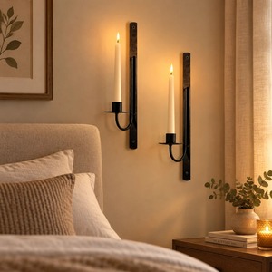 Portavelas Artístico Vintage para Decoración de Pared de Primera Calidad - Product Image 2