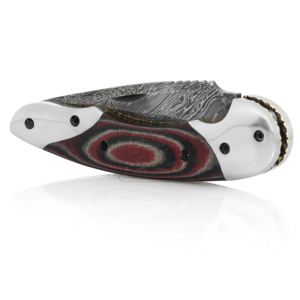 Damascus Deal Handmade Damascus Steel Folding <b>Knife</b> DD-FK-516 Micarta Handle Hot Selling Outdoor Survival Bushcraft Camping - Product Image 2