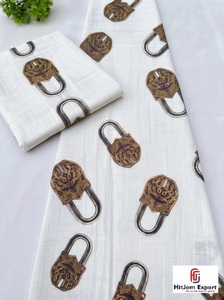 Tela Ligera de Sarga 100% Algodón con Estampado Africano Ghana para Ropa, Bolsos, Manualidades, Uso Exterior y Producción Textil Batik - Product Image 2