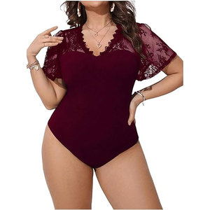 Combinaison moulante pour femme, style moderne classique, en maille transparente, haute élasticité, manches longues, pour soirée - Product Image 5